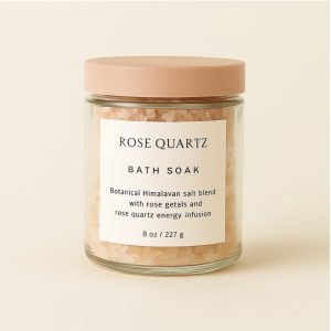 Product Image and Link for Rose Quartz Bath Soak – Soak in the Magic